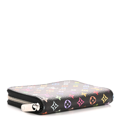 Louis Vuitton LV x TM Monogram Multicolor Zippy Coin Purse Black 4 of 8