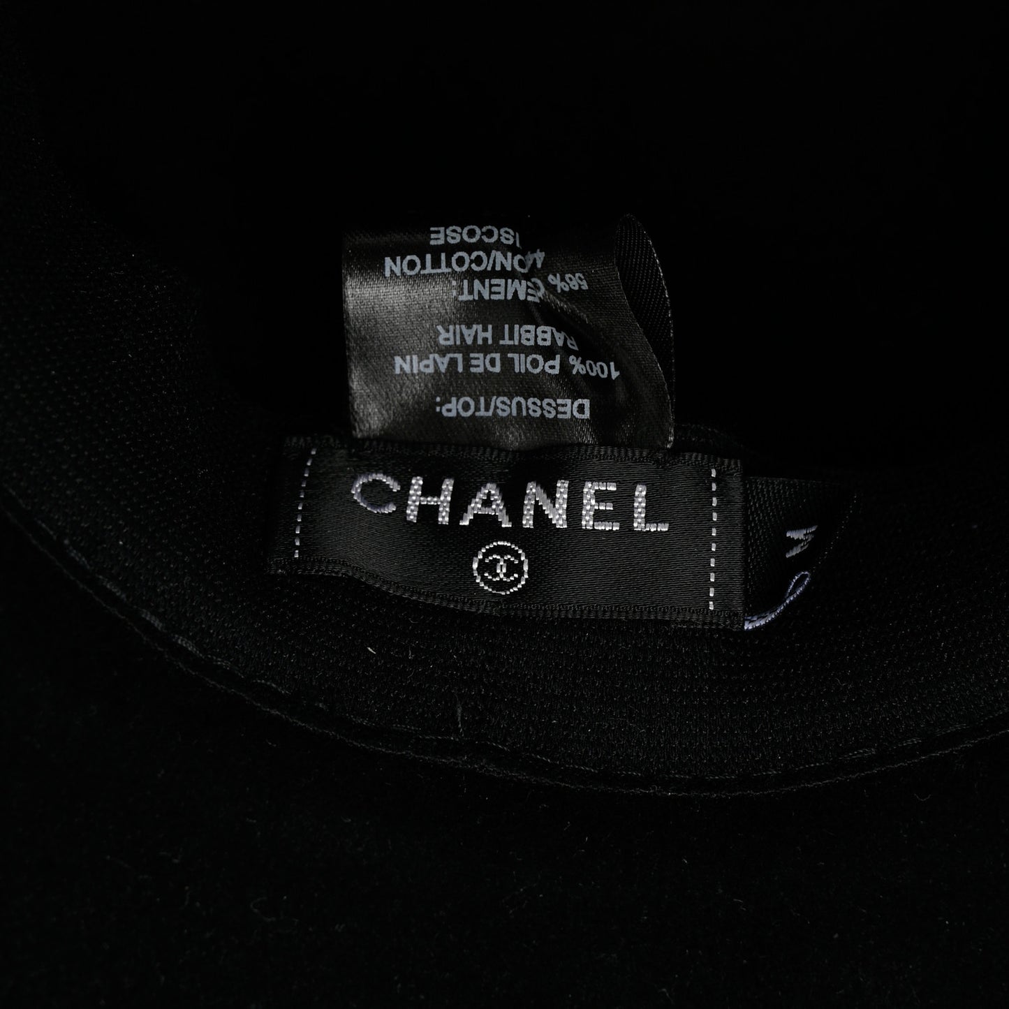 Felt Fedora Hat M Black