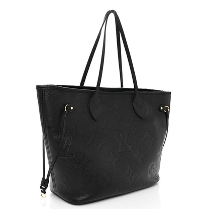 Louis Vuitton Empreinte Monogram Giant Neverfull MM Black 4 of 12