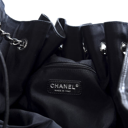 Chanel Iridescent Calfskin Large Stretch Spirit Cabas Black 6 of 8