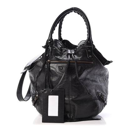 Balenciaga Agneau Classic Hardware Pompon Black 1 of 10