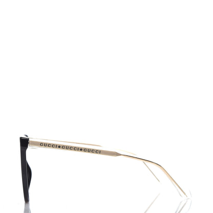 Gucci Colorblock Acetate Cat Eye GG0565S Sunglasses Black 3 of 8