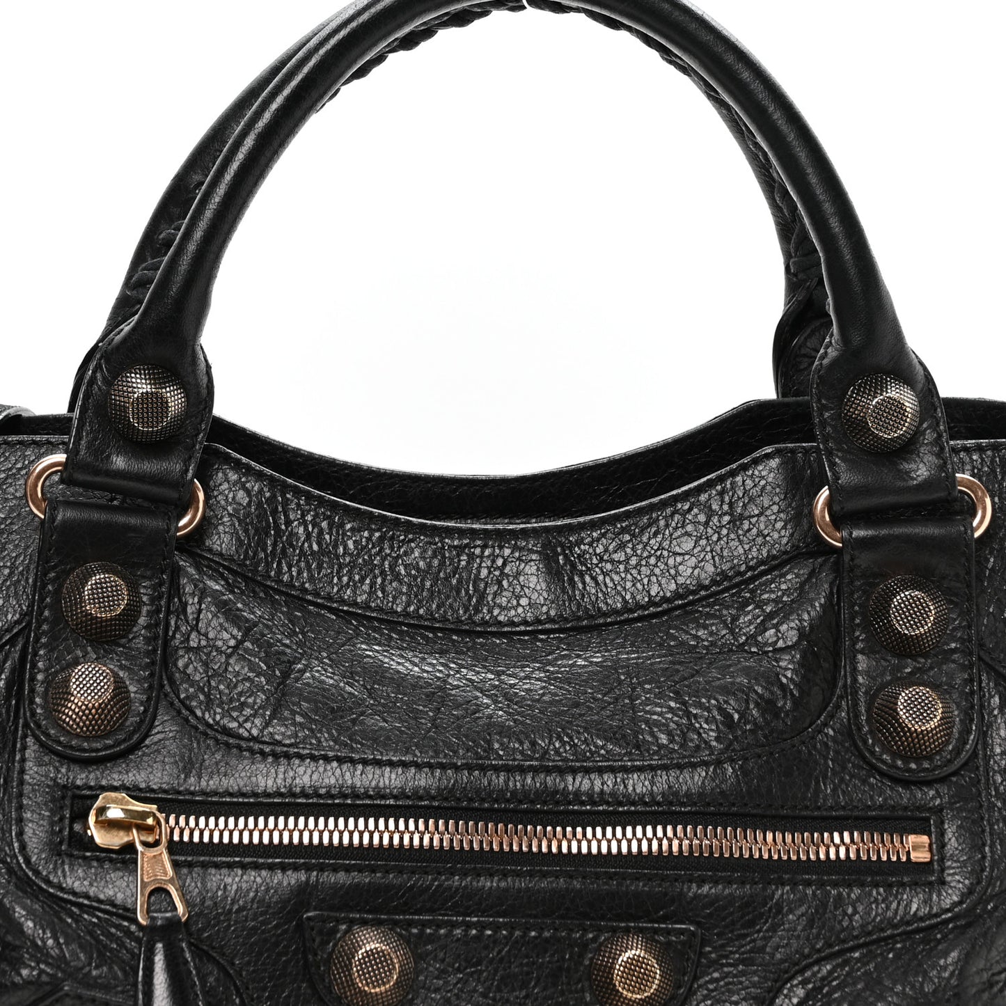 Agneau Giant 21 Rose Gold Hardware City Black