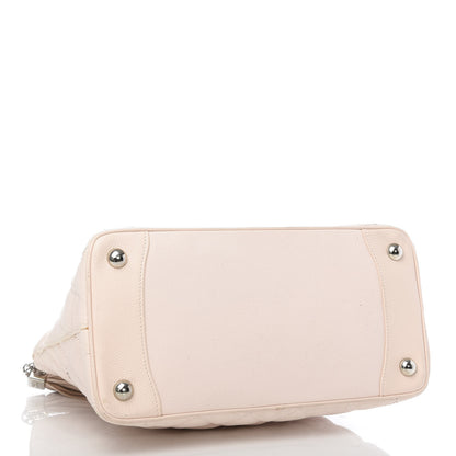 Chanel Canvas Quilted Medallion Tote Light Pink 4 of 12