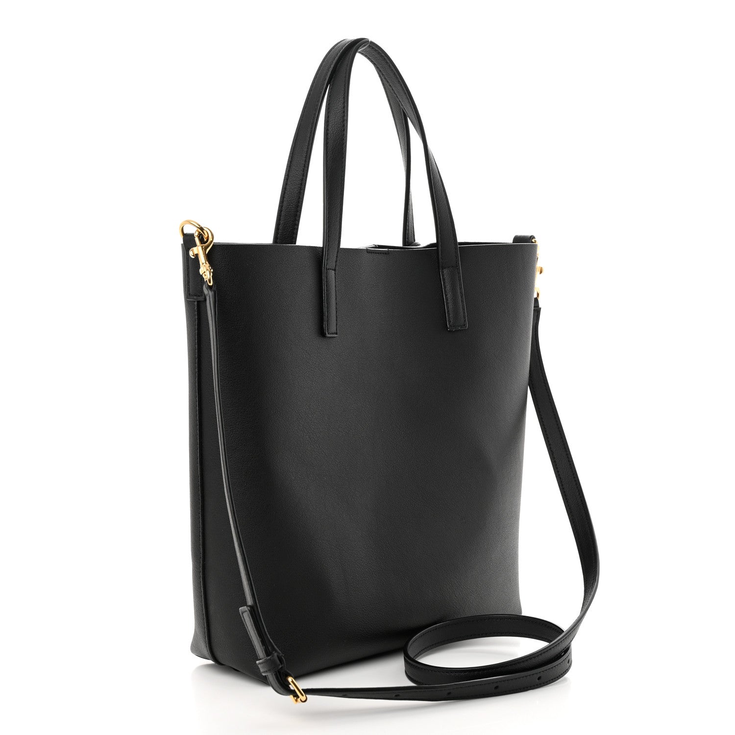 Saint Laurent Calfskin Toy Shopping Tote Black 3 of 11