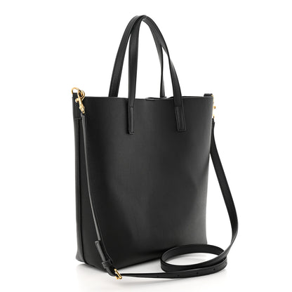 Saint Laurent Calfskin Toy Shopping Tote Black 3 of 11
