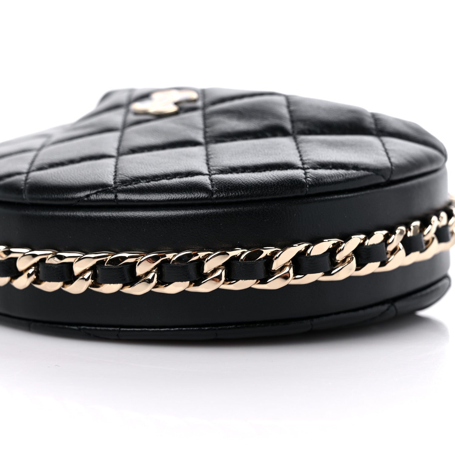 Chanel Quilted Chain Around Pouch Black 9 of 10