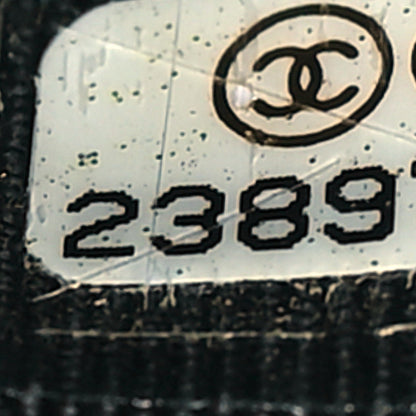 Chanel Sheepskin Chevron Reissue Wallet On Chain WOC So Black 8 of 12