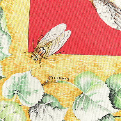 Hermes Silk La Vie Au Grand Air Scarf 90 4 of 5