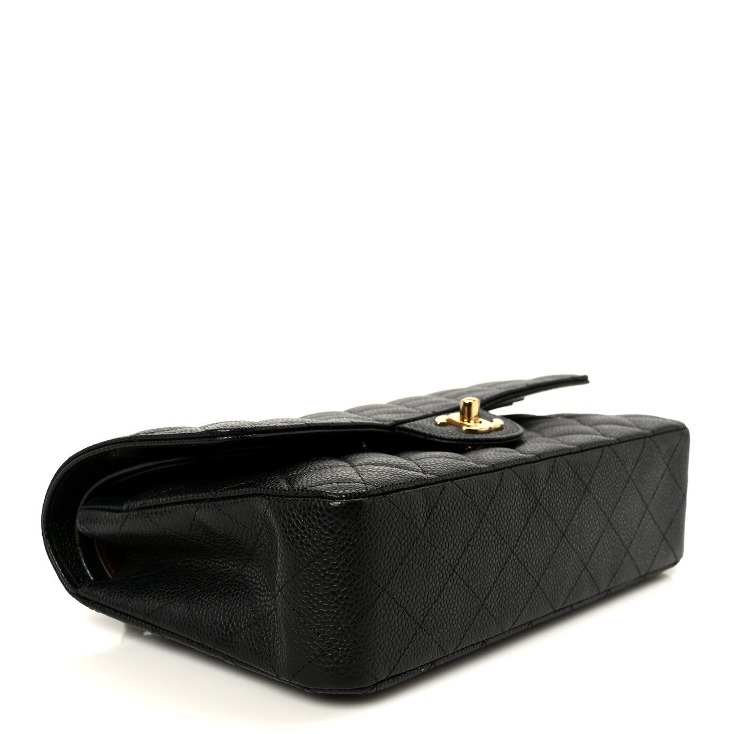 Chanel Caviar Quilted Medium Double Flap Black 4 of 12