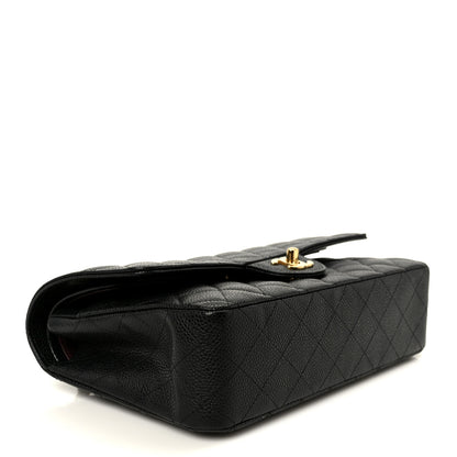 Chanel Caviar Quilted Medium Double Flap Black 4 of 12
