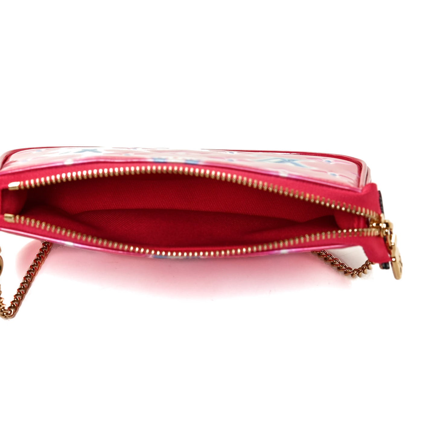 Vernis Valentine Mini Pochette Accessories Fuchsia Neon