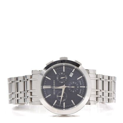 Burberry Stainless Steel 40mm Heritage Chronograph Quartz Watch Navy BU1360 2 of 6