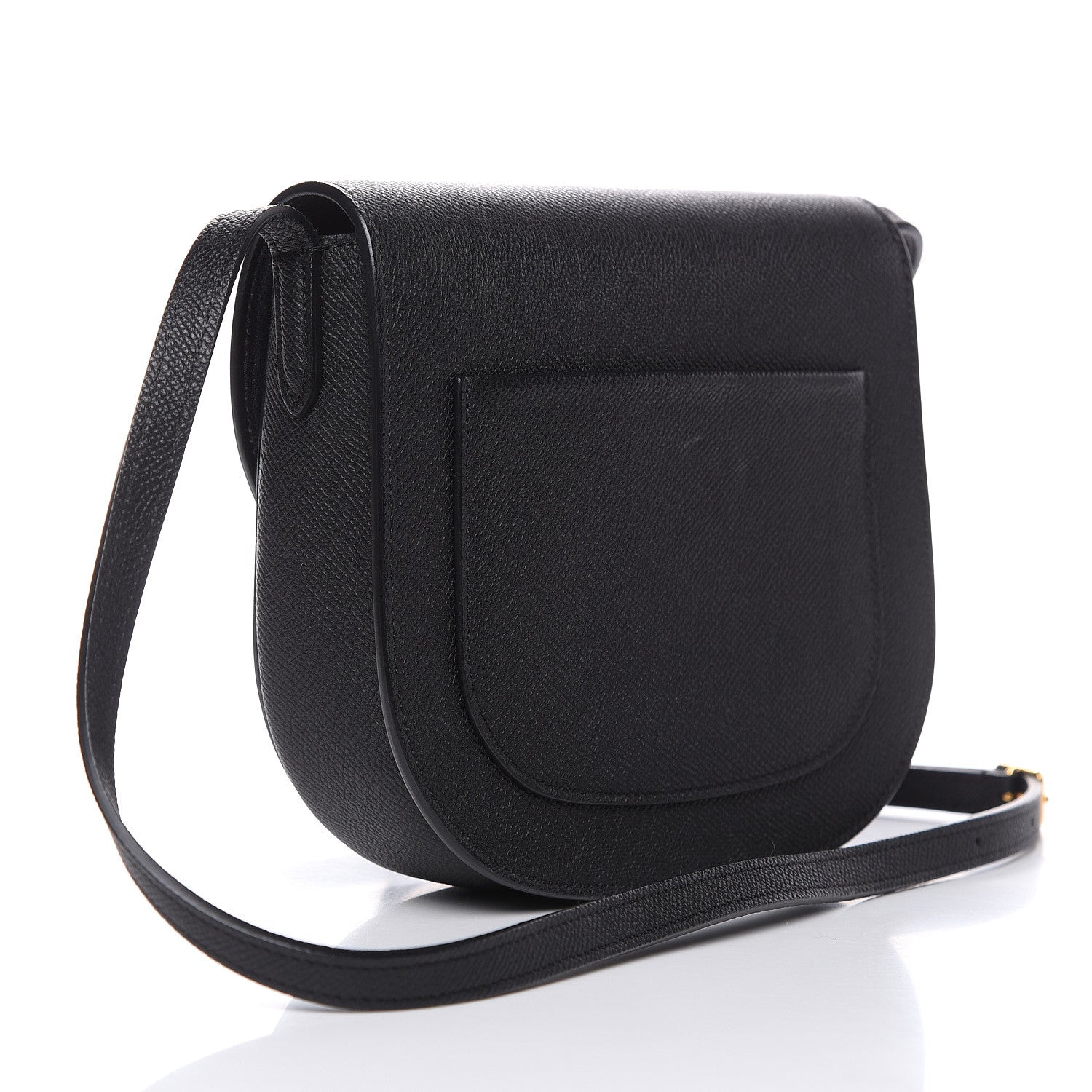 Celine Grained Calfskin Small Trotteur Black 3 of 12