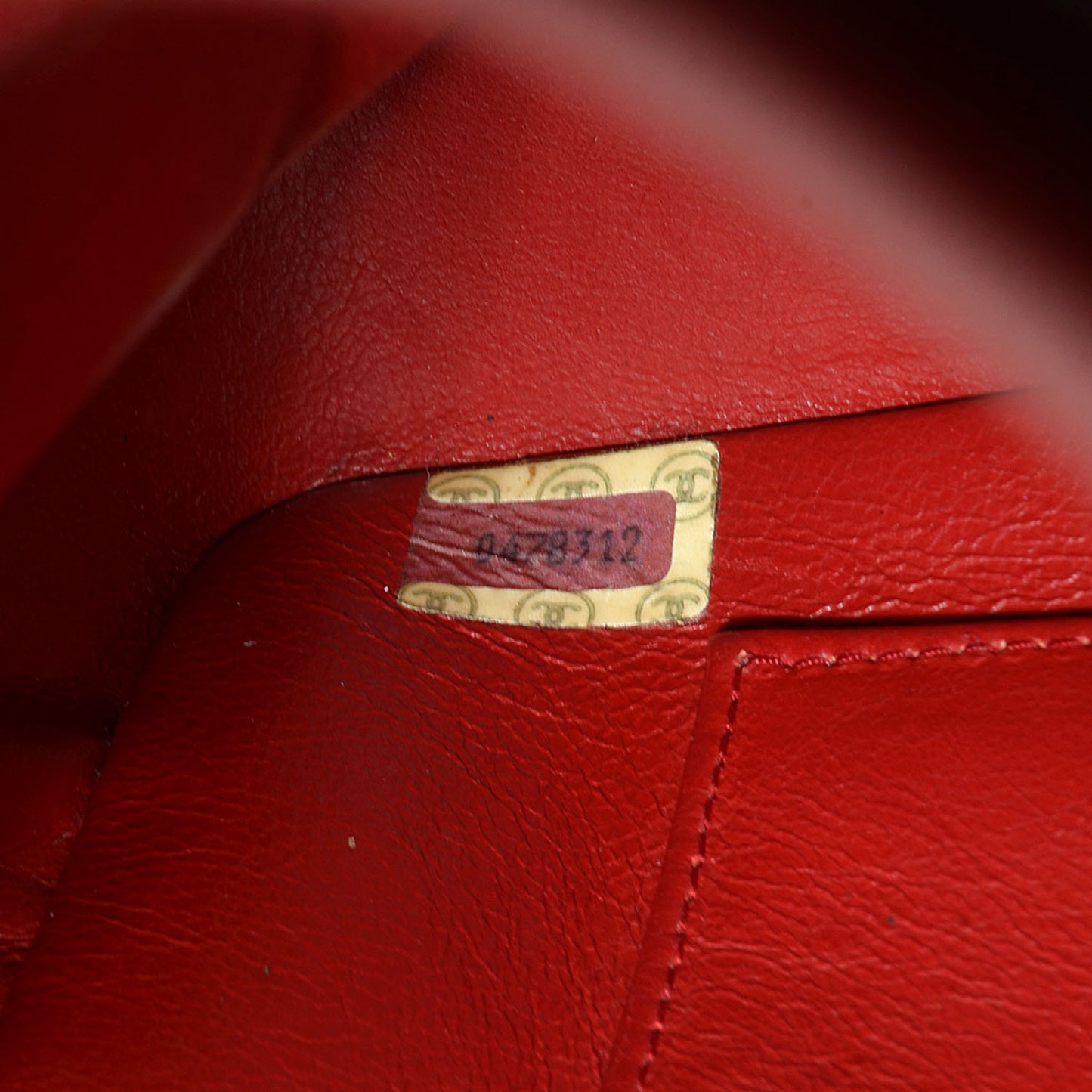 Lambskin Quilted Shoulder Bag Red