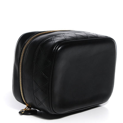Chanel Calfskin Vanity Cosmetic Case Black 4 of 8