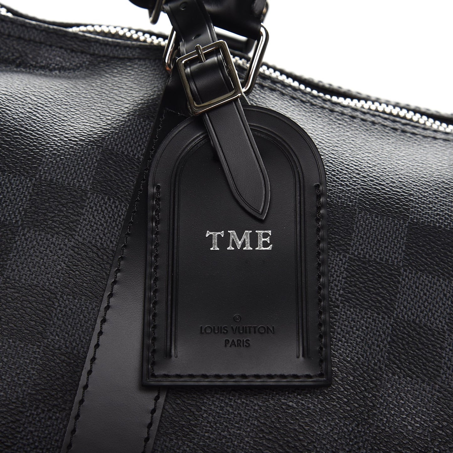 Damier Graphite Keepall Bandouliere 55