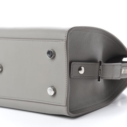 Saint Laurent Calfskin Monogram Baby Cabas Fog 7 of 11