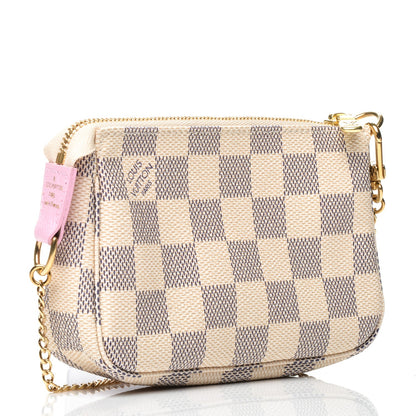 Louis Vuitton Damier Azur 2016 Christmas Animation Mini Pochette Accessories 3 of 6