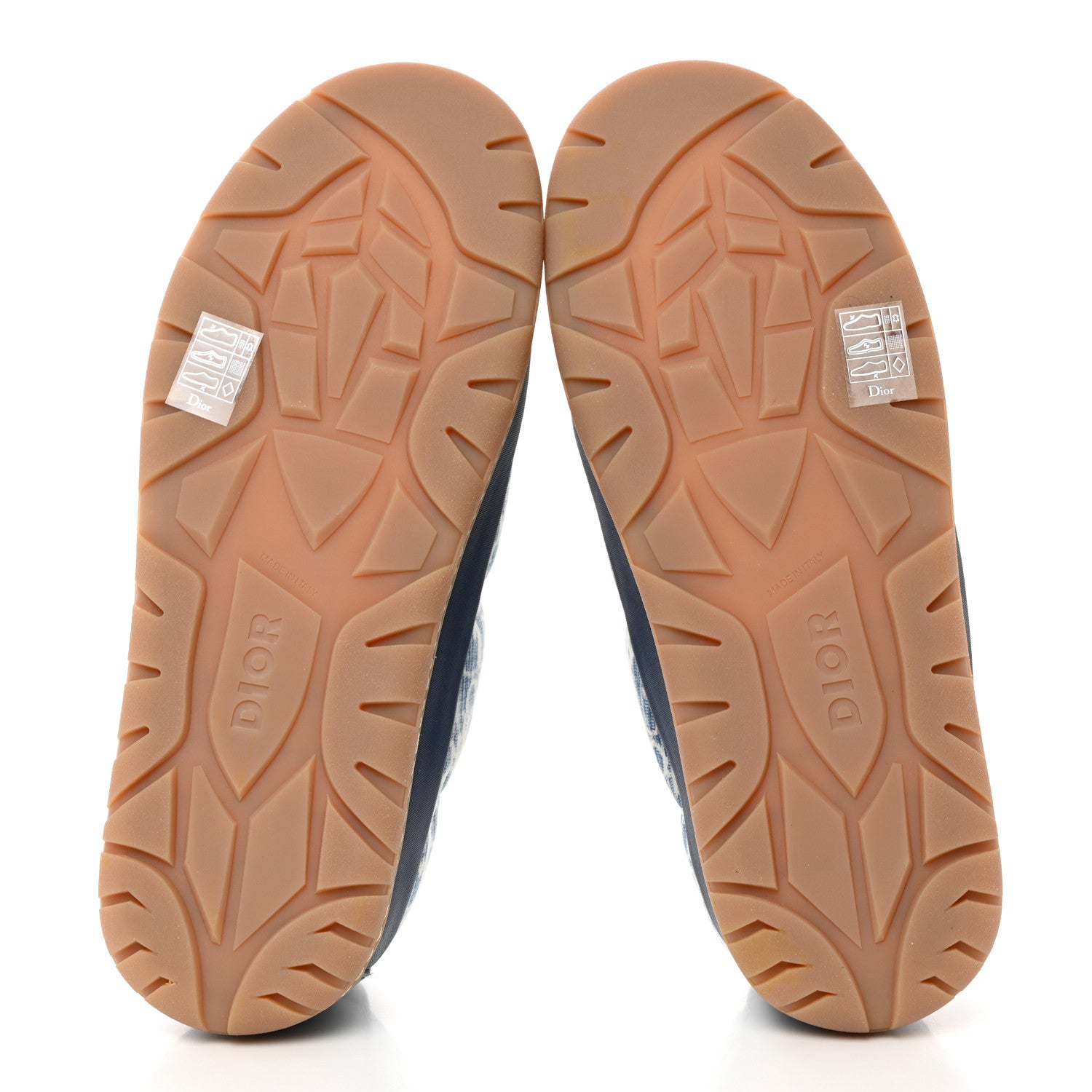 Christian Dior Nylon Oblique Mens Puffy Slippers 42 Blue White 5 of 10