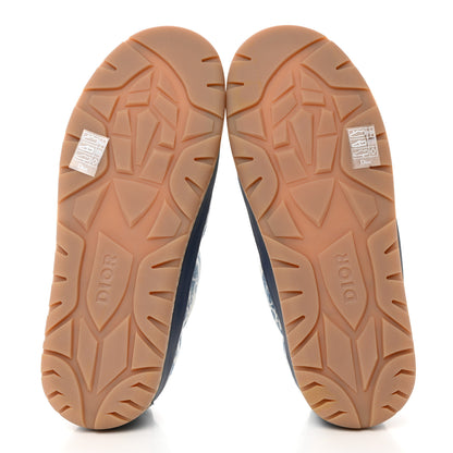 Christian Dior Nylon Oblique Mens Puffy Slippers 42 Blue White 5 of 10