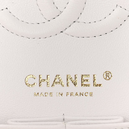 Chanel Caviar Quilted Medium Double Flap White 11 of 21