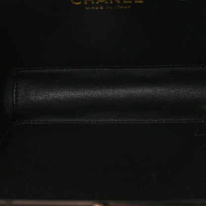 Chanel Plexiglass Crystal CC Minaudiere Clutch Black Copper 4 of 12