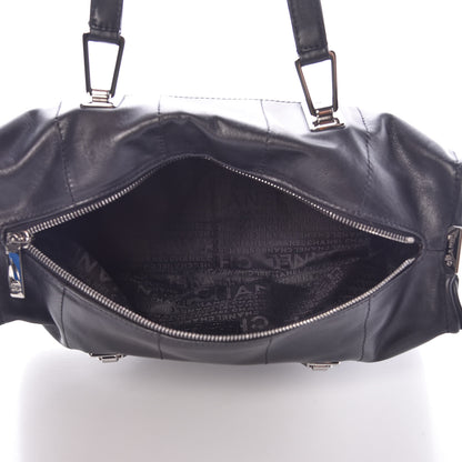 Chanel Lambskin Square Stitched Large Tote Black 5 of 9