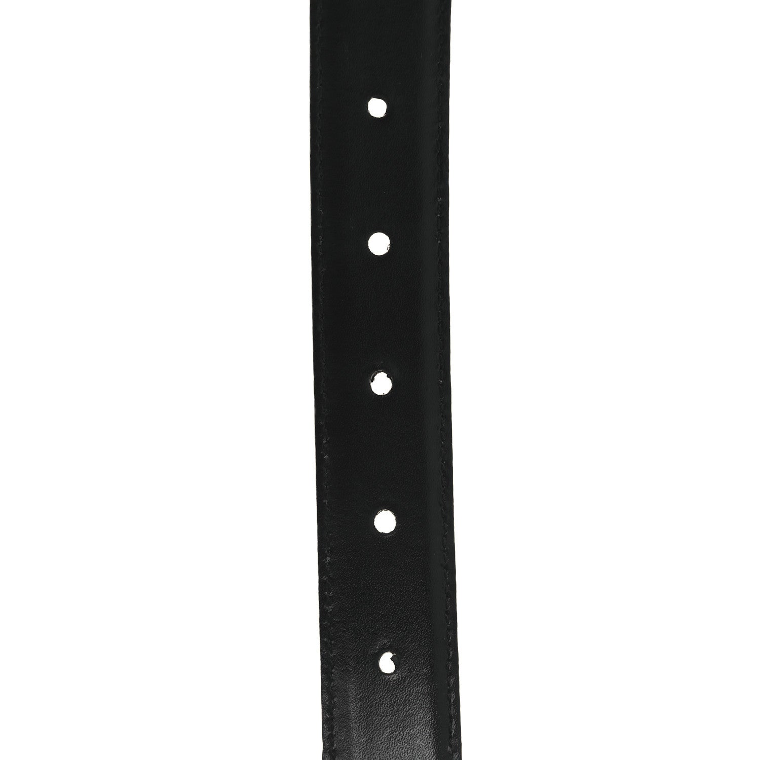 Celine Box Calfskin Medium 25mm Triomphe Belt 75 30 Black 4 of 8