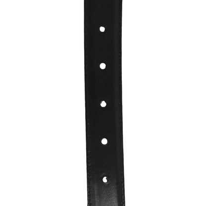 Celine Box Calfskin Medium 25mm Triomphe Belt 75 30 Black 4 of 8