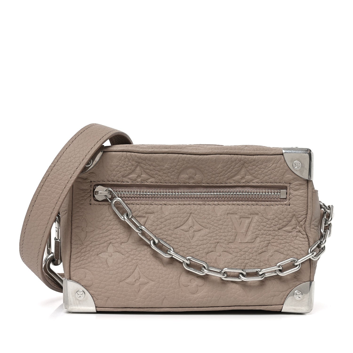Louis Vuitton Taurillon Monogram Mini Soft Trunk Riverstone 1 of 9