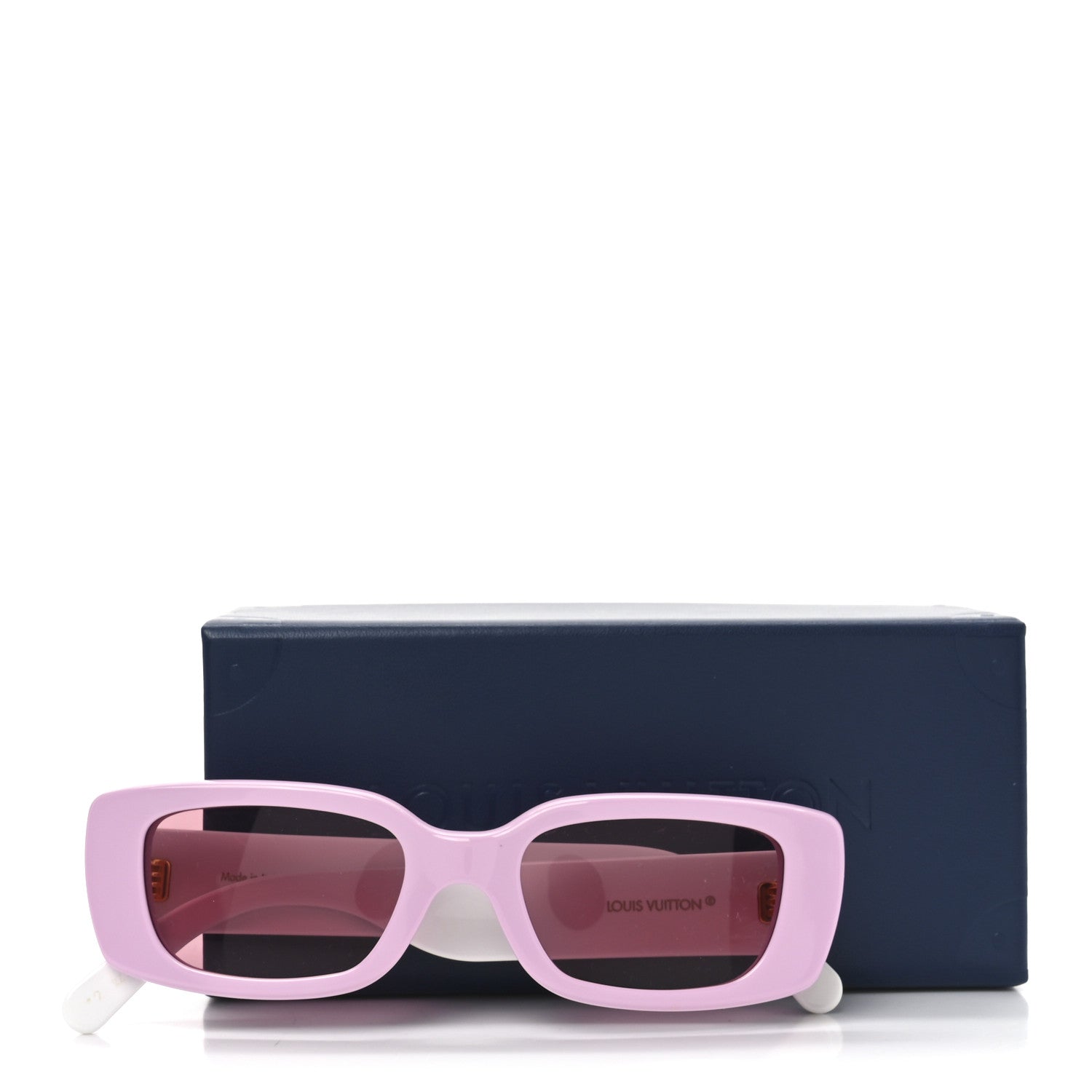Louis Vuitton LV X TM Acetate Monogram Multicolor Sunglasses Z2711W Pink 7 of 7