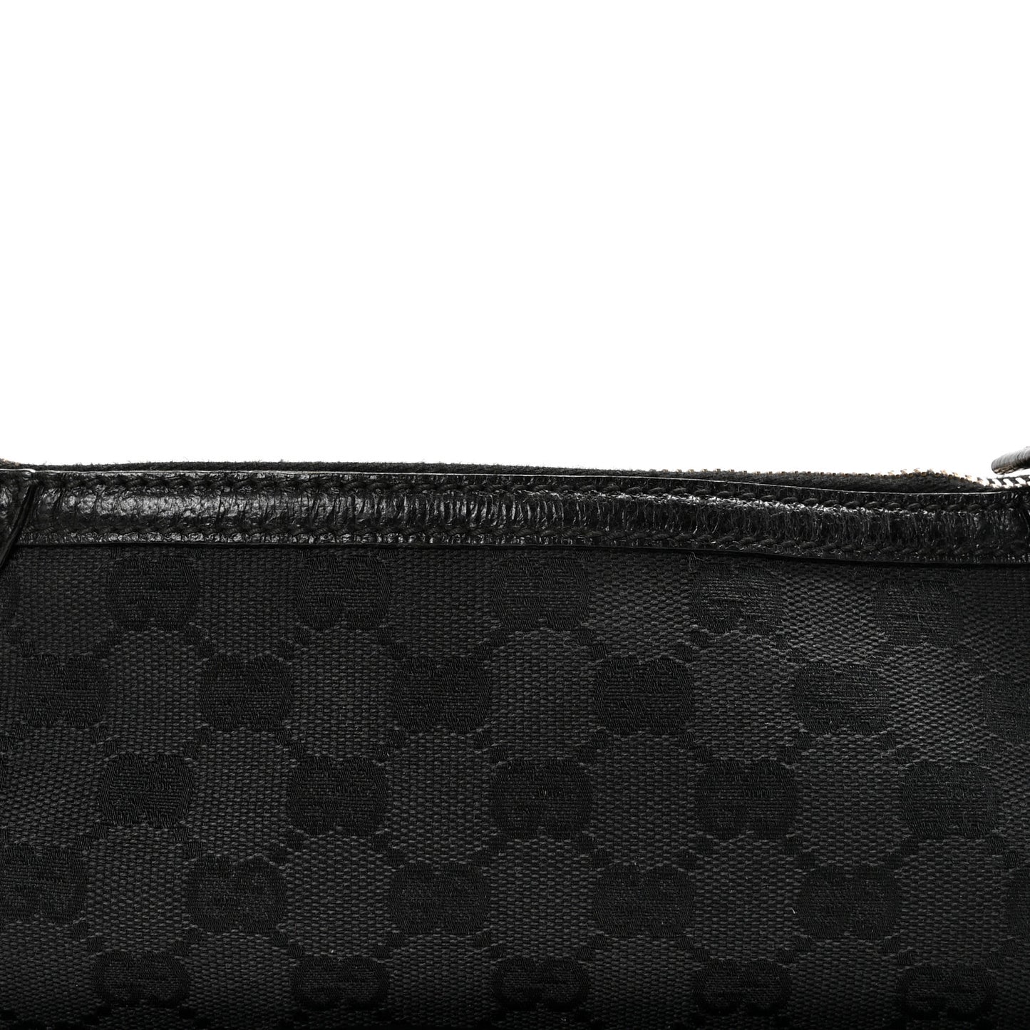 Monogram Bamboo Medium Top Handle Bag Black