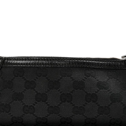 Gucci Monogram Bamboo Medium Top Handle Bag Black 8 of 10