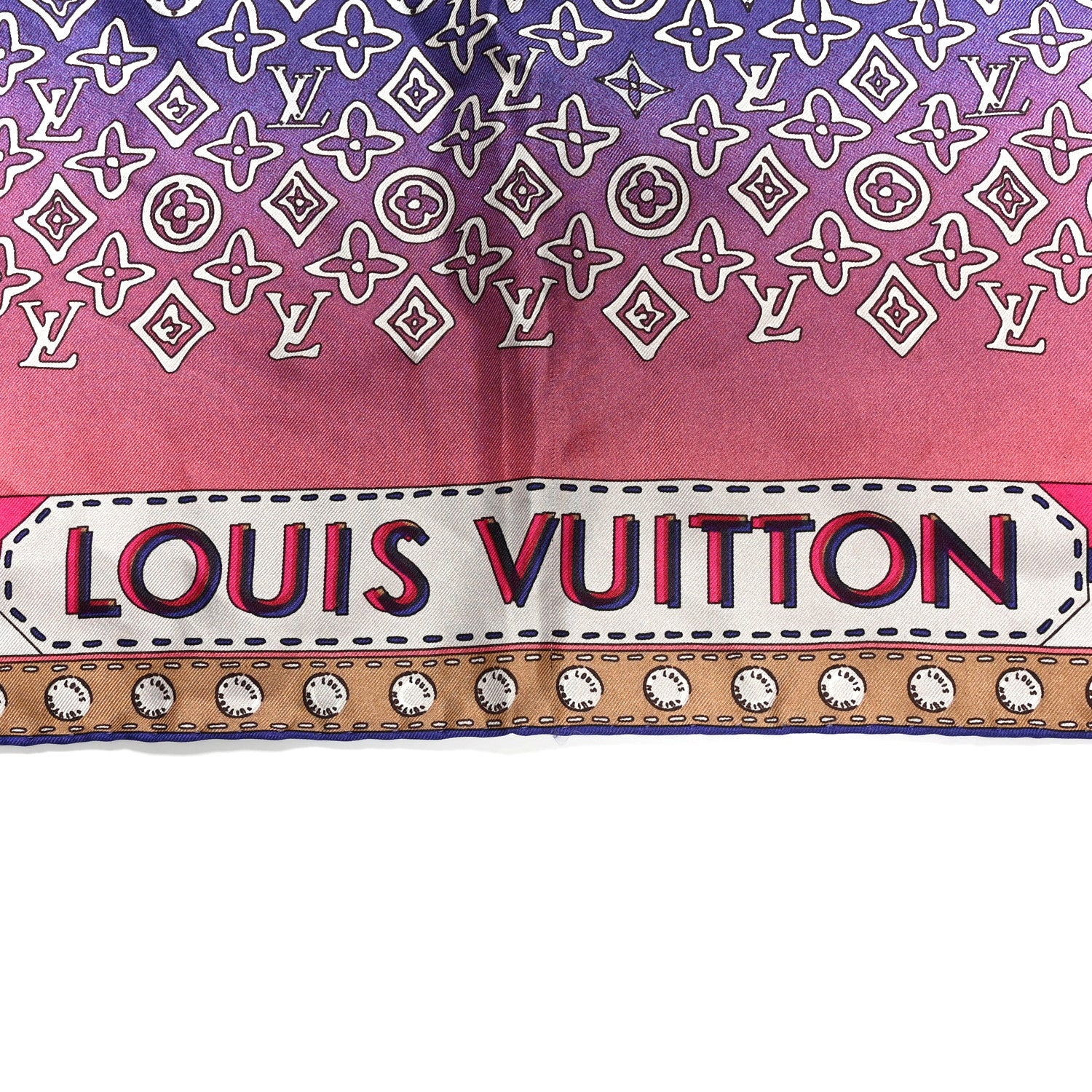 Louis Vuitton シルクスカーフ モノグラム Louis Vuitton Silk Monogram LV World Square Scarf Multicolor
