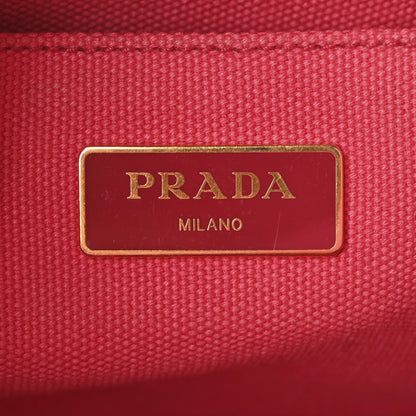 Prada Canapa Small Logo Tote Peonia 6 of 10