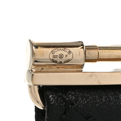 Chanel Caviar Quilted Chain CC Bracelet Black M 4 of 6