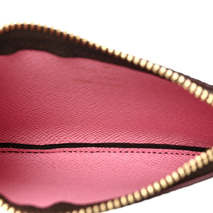 Louis Vuitton Monogram 2022 Christmas Animation Paris Key Pouch Pink 5 of 7
