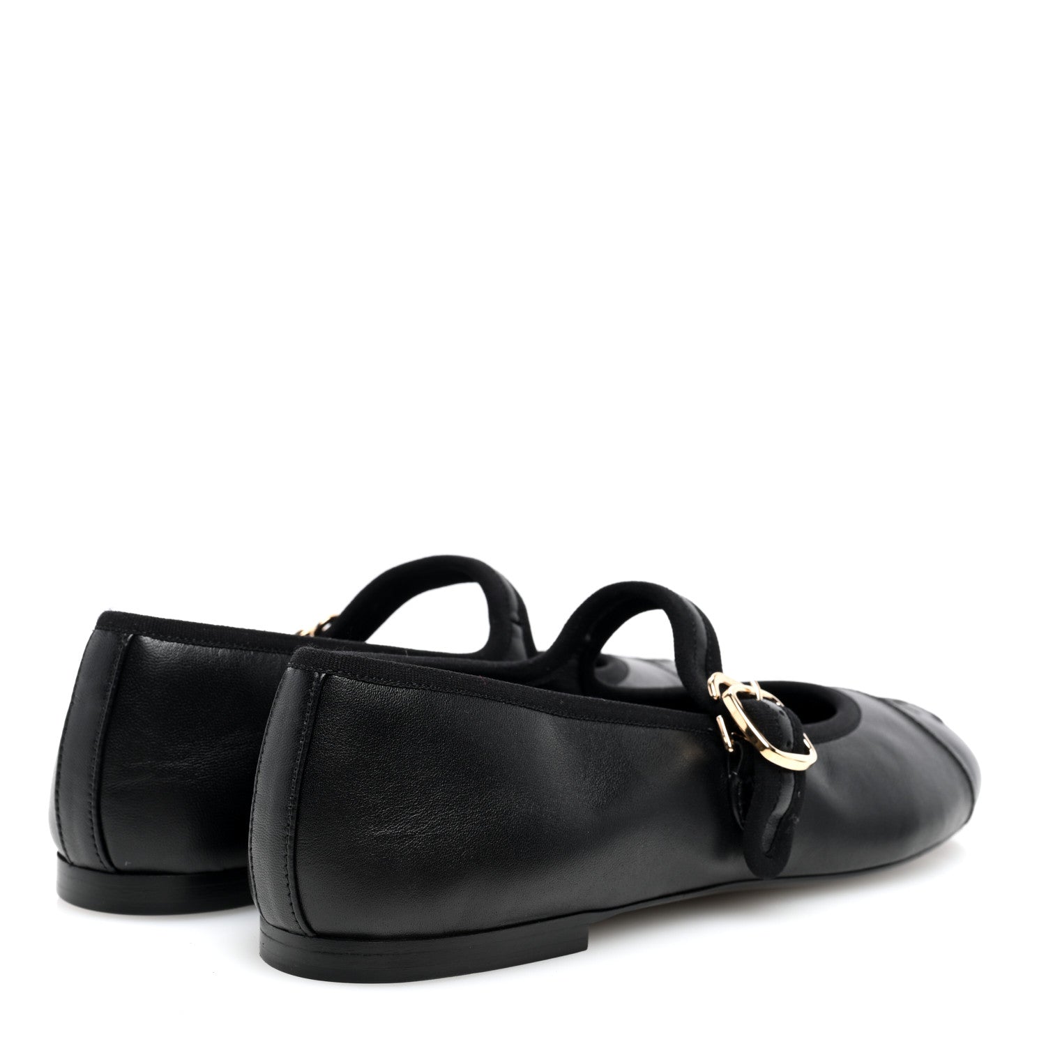 Chanel Lambskin Mary Jane Flats 39 Black 4 of 9
