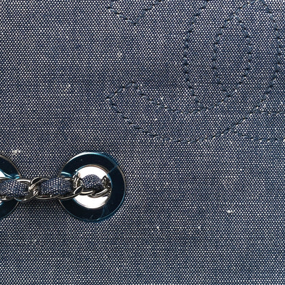 Chanel Denim Quilted Small Medallion Flap Blue 22 of 27