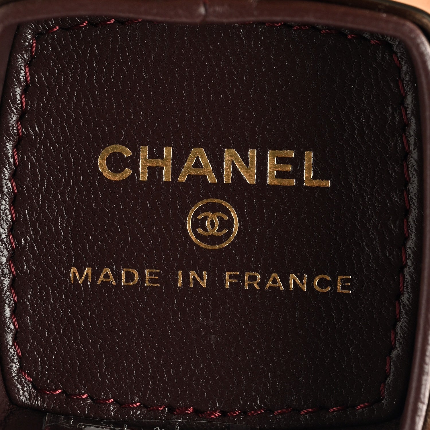 Chanel Lambskin Quilted Small Beauty Box Clutch With Chain Black 7 of 8
