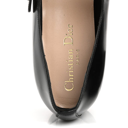 Christian Dior Brushed Calfskin Uniform 30mm Pumps 40 Black 7 of 9