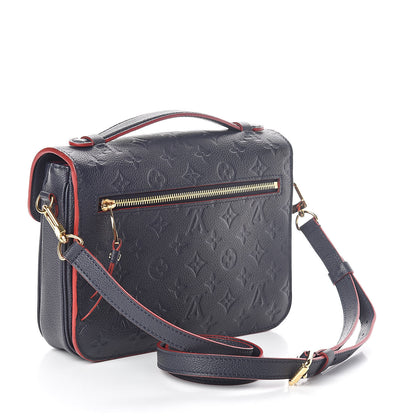 Louis Vuitton Empreinte Pochette Metis Marine Rouge 3 of 8