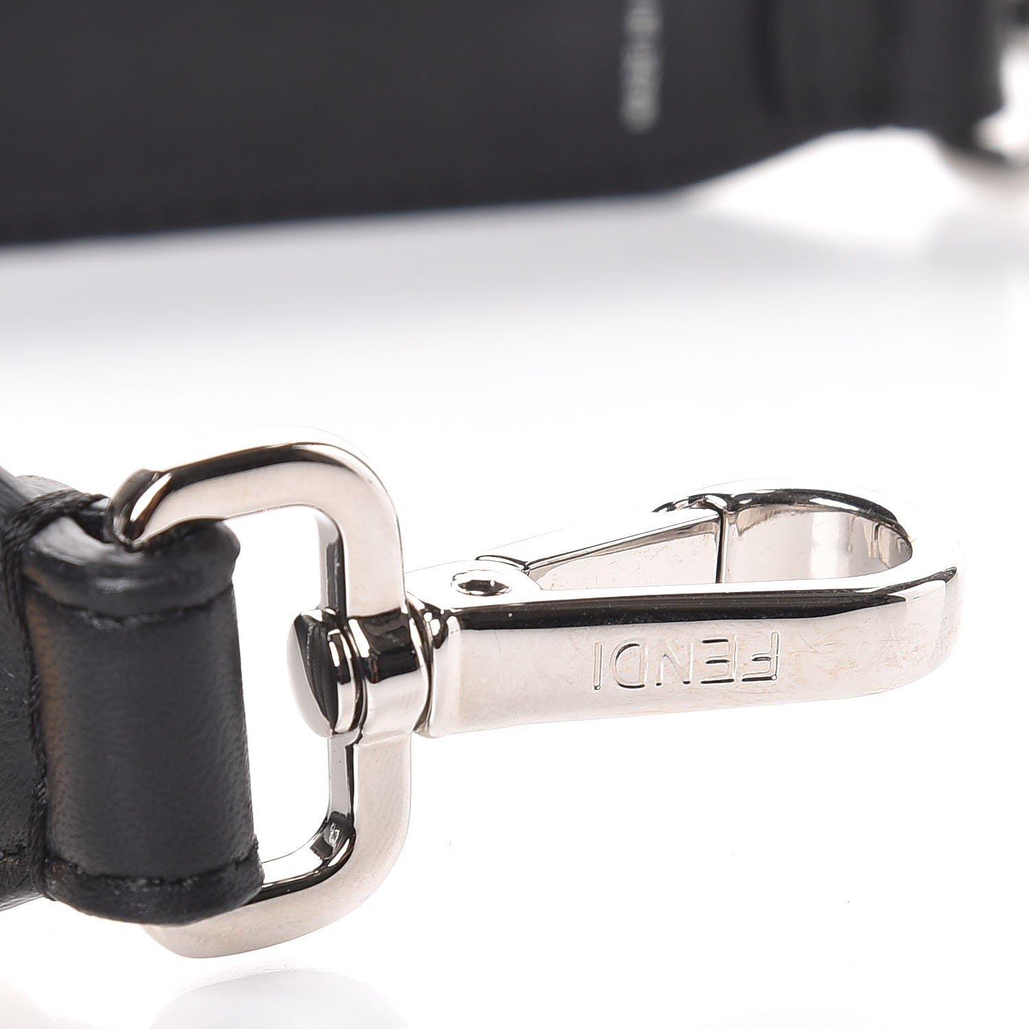 Fendi Calfskin Studded Mini Strap You Black 5 of 6