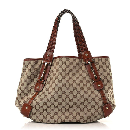 Gucci Monogram Medium Pelham Shoulder Bag Brown 1 of 20