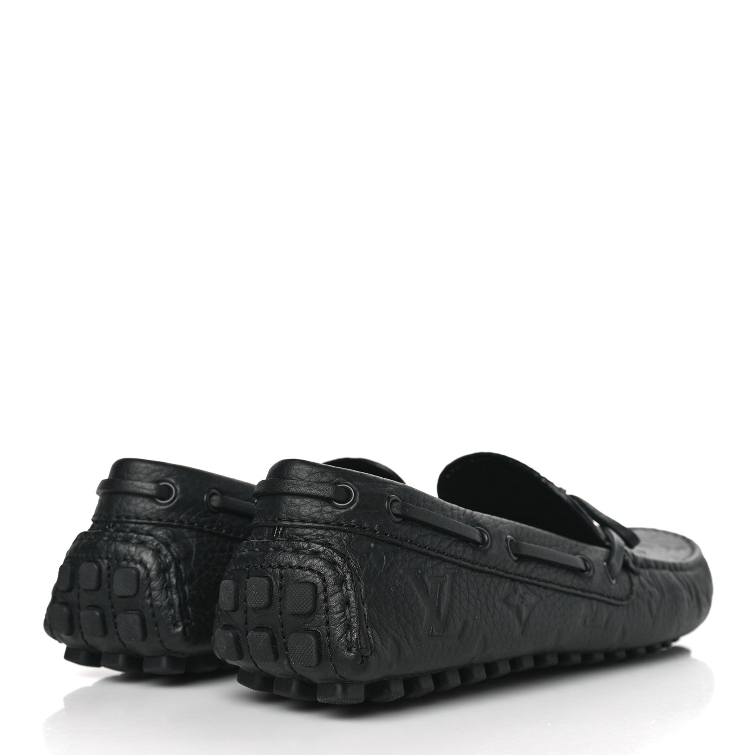 Louis Vuitton Empreinte Mens Arizona Car Shoe Moccasin Loafers 8 Black 4 of 7