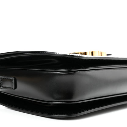 Celine Shiny Calfskin Medium Triomphe Black 10 of 11