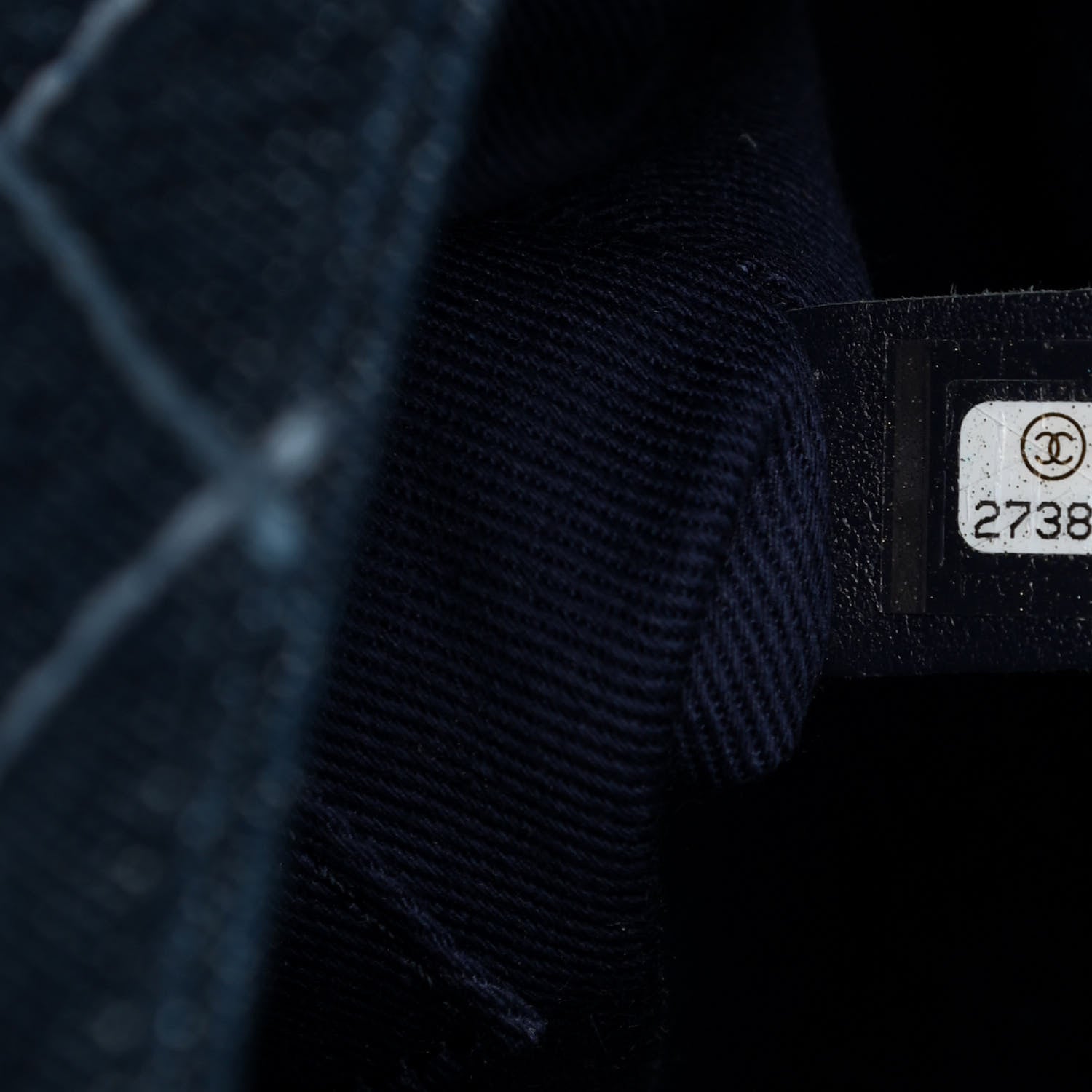 Chanel Denim Quilted Small Coco Handle Flap Blue 7 of 11
