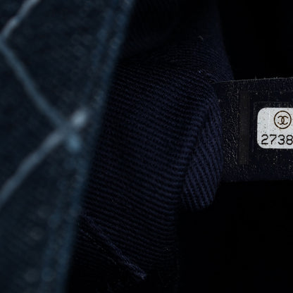 Chanel Denim Quilted Small Coco Handle Flap Blue 7 of 11