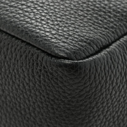 Prada Vitello Daino Soft Medium Double Zip Shoulder Bag Black 11 of 14